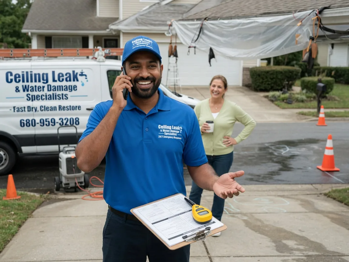 Ceiling Leak Cleanup Lafe, AR FAQs